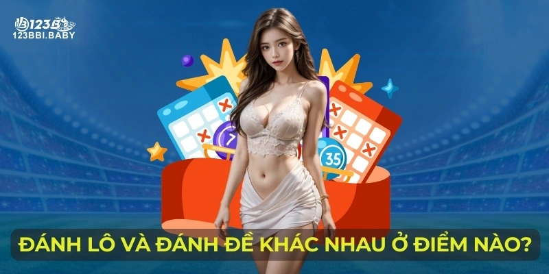 Đánh lô và đánh đề khác nhau ở điểm nào?